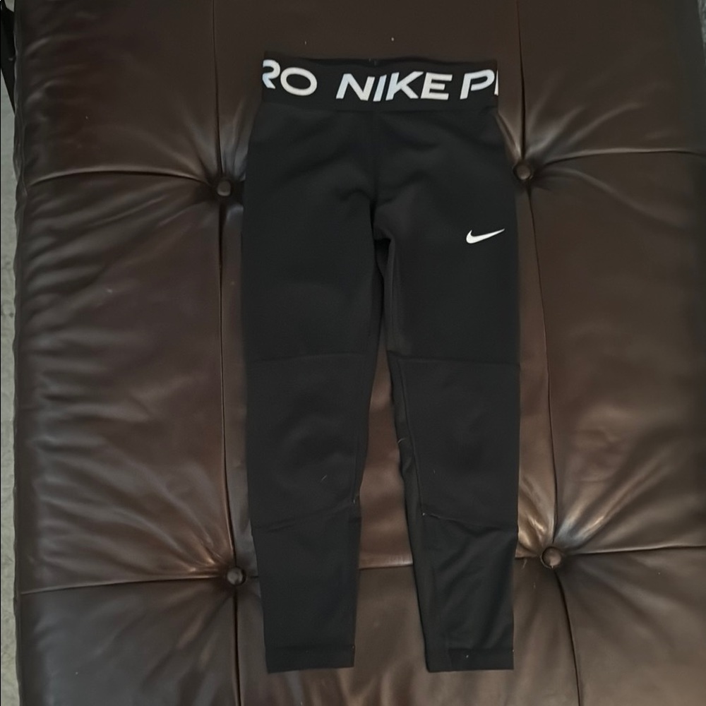 Nike Black Leggings Athletic Compression Wear
